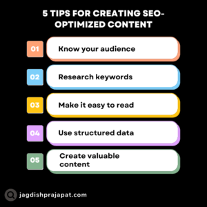 seo optimized content tips
